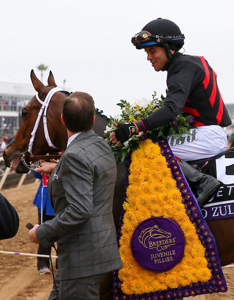 Joel Rosario, Breeders' Cup Juvenile Fillies, Echo Zulu, Del Mar, America's Best Racing, horse racing, ABR